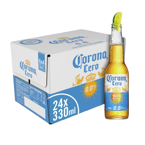 Corona Extra 10 Corona Cero 0.0 alcohol-free bottles for wholesale supply