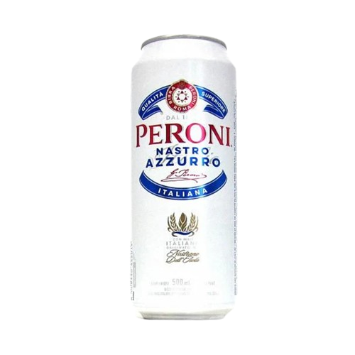 Peroni Nastro Azzurro 500 ml cans for wholesale distribution