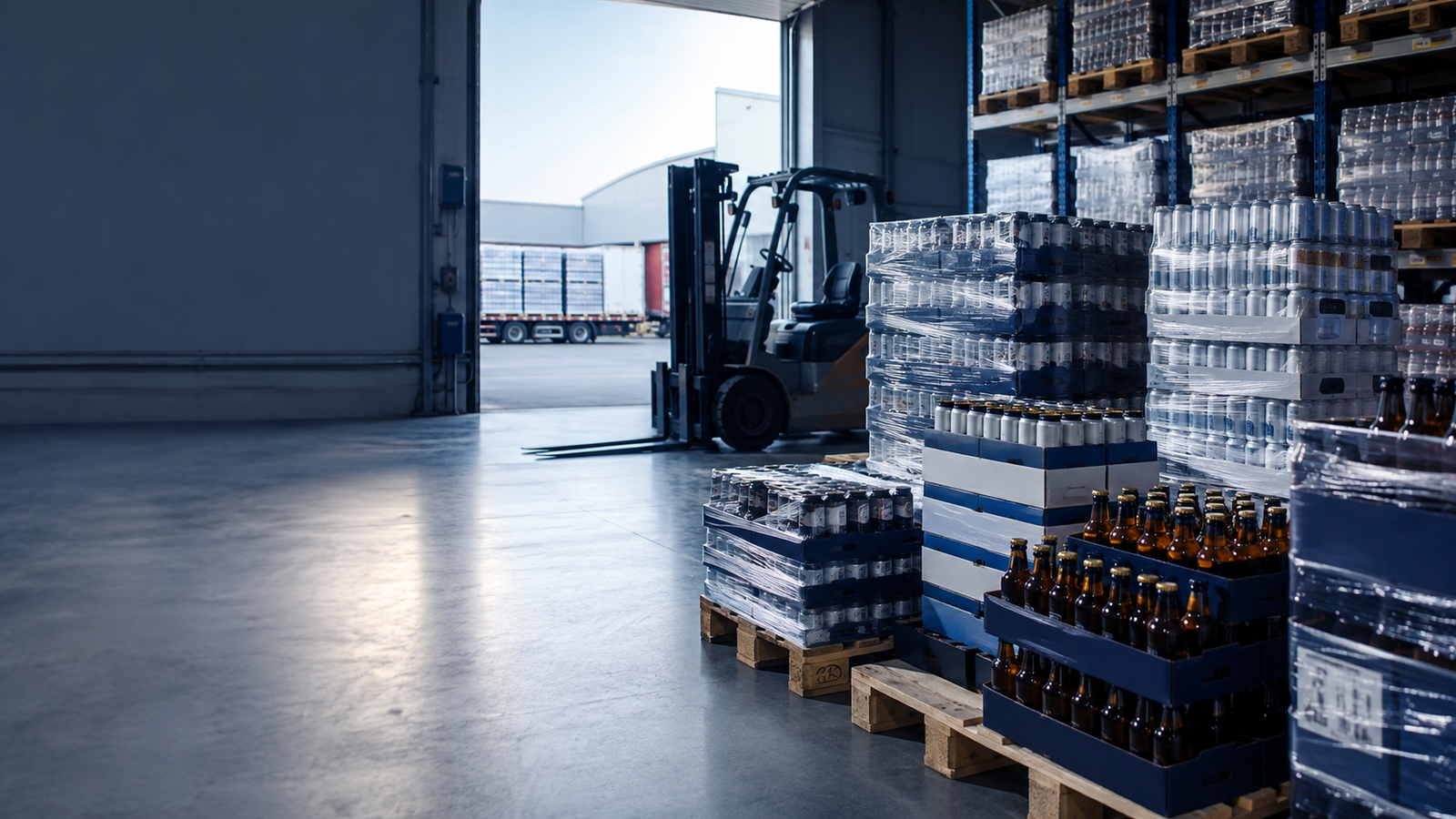 Palletised beer wholesale Sweden supply prepared for professional buyers