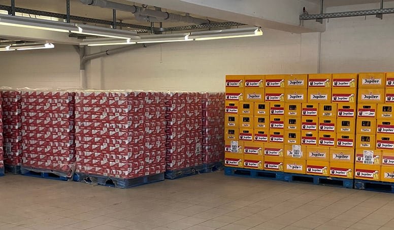 Beer Wholesale United Kingdom 1 Palletised beer wholesale UK supply prepared for professional importers